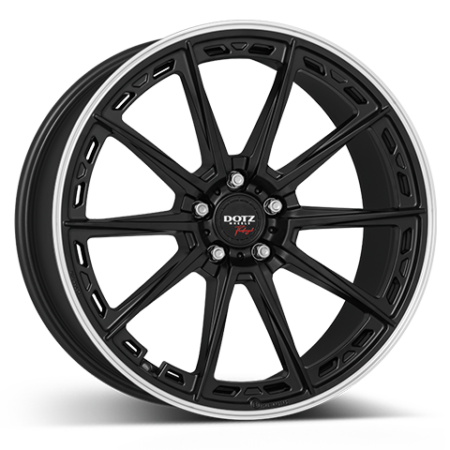 DOTZ Sonoma dark Black matt/polished lip